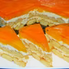 Ciasto na zimno z mascarpone i brzoskwiniami