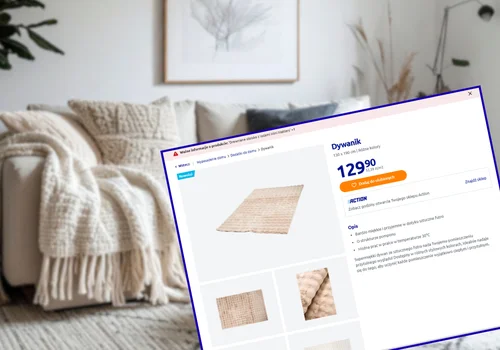 Ten nowy dywan z Action za 129 zł to gorący hit wnętrz! Mięciutki, a bąbelkowa struktura zrobi w pokoju duży efekt wow