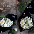 Sałatka kalafiorowa z sosem majonezowo - jogurtowym