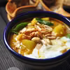 Curry z dynią, soczewicą i szpinakiem