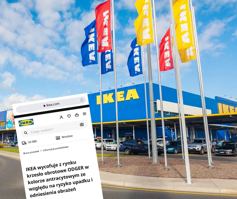 IKEA wycofuje popularne krzesło! Ryzyko upadku i odniesienia obrażeń.