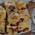 Ciasto budyniowo śliwkowe