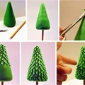 Choinka z plasteliny