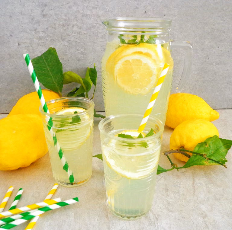 Lemoniada z cytryny i limonki