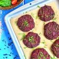 Pieczone kotlety z buraków