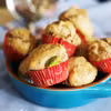 pełnoziarniste muffiny z pistacjami