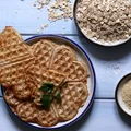 WEGAŃSKIE GOFRY O SMAKU SEROWYM