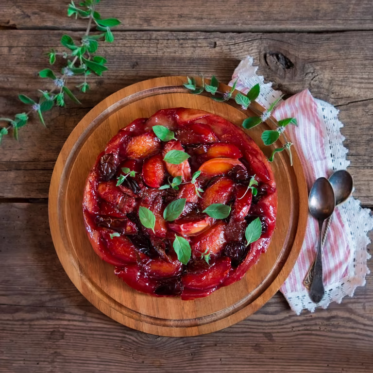 Brzoskwiniowa Tarta Tatin z patelni Woll