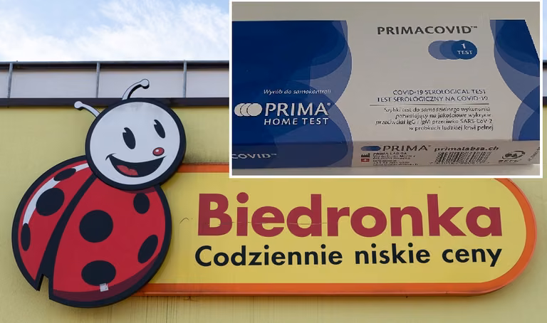 W Biedronce będzie można kupić test na COVID! Dostępne już od poniedziałku