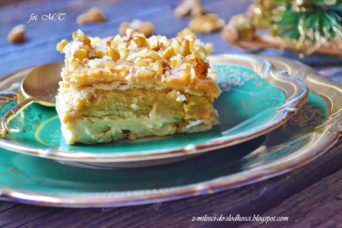 Ciasto krówka - BEZ PIECZENIA