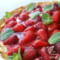 tarta truskawkowa z miętą