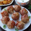 Mięsne muffinki z suszonymi pomidorami i mozzarellą