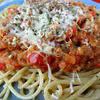 Spaghetti z soczewicą
