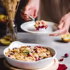 Żurawinowe crumble z jabłkami