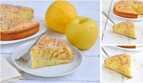 Ciasto z jabłkami i orzechami