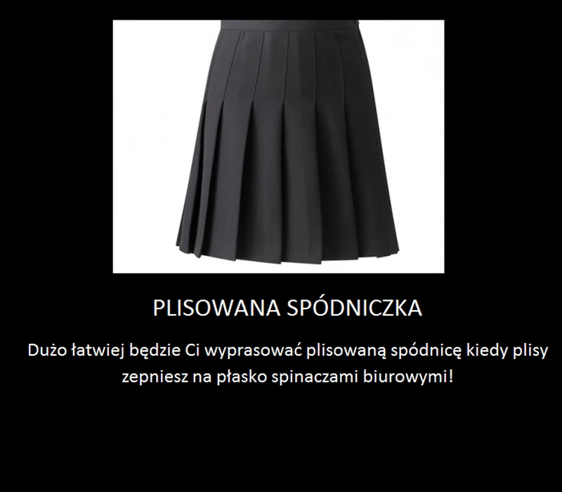 Łatwe prasowanie plisowanej spódniczki
