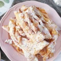 Faworki na mascarpone