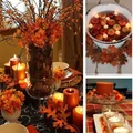 Jesienne dekoracje na stole