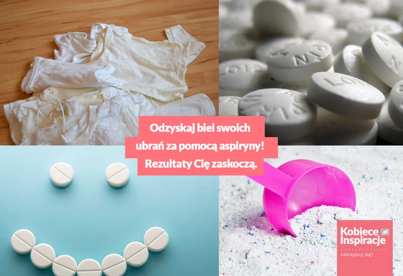 Odzyskaj biel swoich ubrań za pomocą aspiryny! Rezultaty Cię zaskoczą.