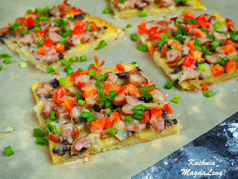 Placek ziemniaczany a'la pizza