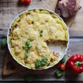 Zapiekanka ziemniaczana z farszem mięsno-warzywnym