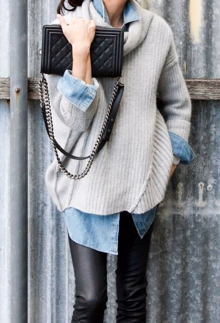 obszerny sweter