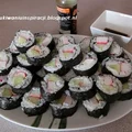 Sushi maki z ogórkiem i surimi