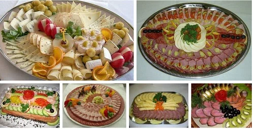 Piękne dekoracje na talerzu