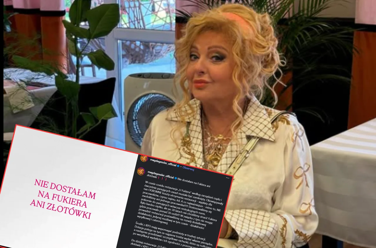 Pół miliona z KPO dla Magdy Gessler? Restauratorka odpowiada na zarzuty!