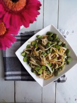 Tagliatelle z bobem