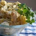 Sałatka ziemniaczano - jajeczna z oregano