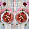 Różowe risotto z pieczonymi burakami
