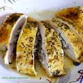 Folet z kurczaka faszerowany pieczarkami - fit