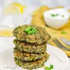 Bezglutenowe placuszki brokułowe z parmezanem