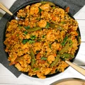 CZWARTEK: PROSTA PAELLA Z PĘCZAKU Z KREWETKAMI I KURCZAKIEM