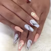 Manicure z marmurkiem