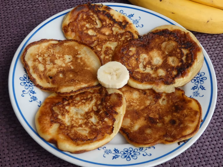 Placuszki bananowe na maślance