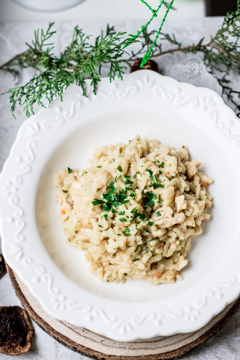 Risotto Z Suszonych Grzybów