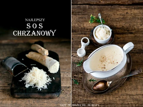 Sos chrzanowy na ciepło