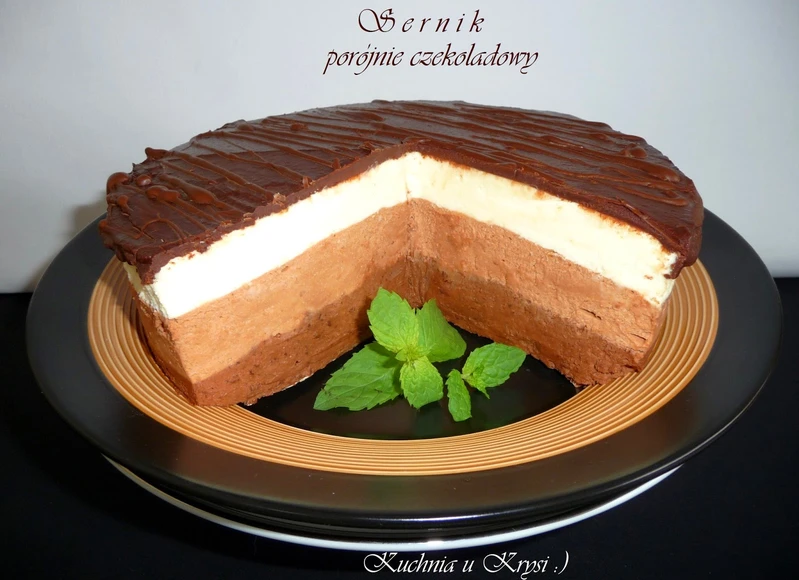 Sernik potrójnie czekoladowy