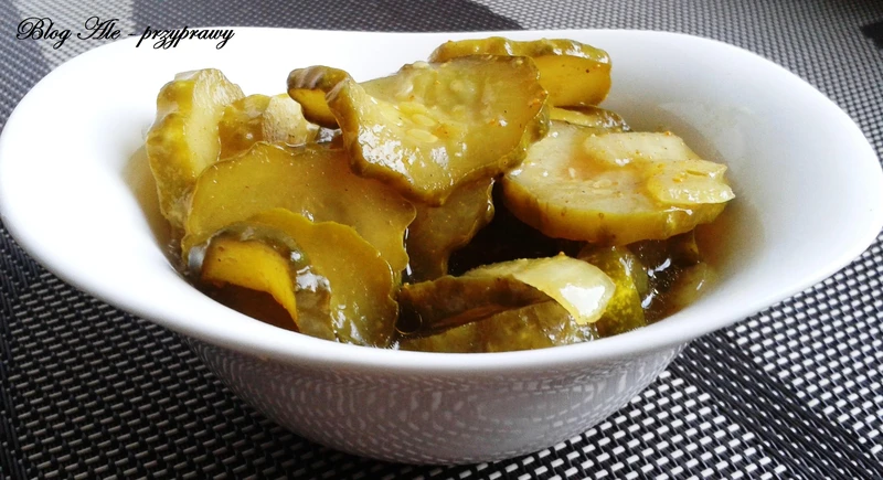 Sałatka z ogórków z Curry - przetwory