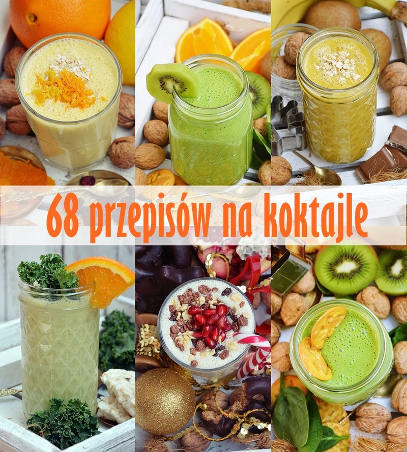 68 przepisów na koktajle