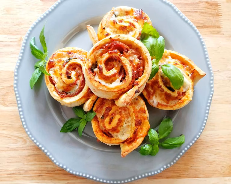 Ślimaczki pizzowe.