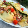 Pierogi ze szpinakiem i bryndzą