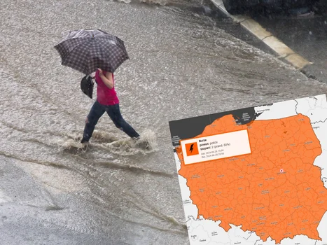 Nadchodzą ekstremalne warunku pogodowe! Alerty II stopnia w całej Polsce! "Zabezpiecz dobytek"