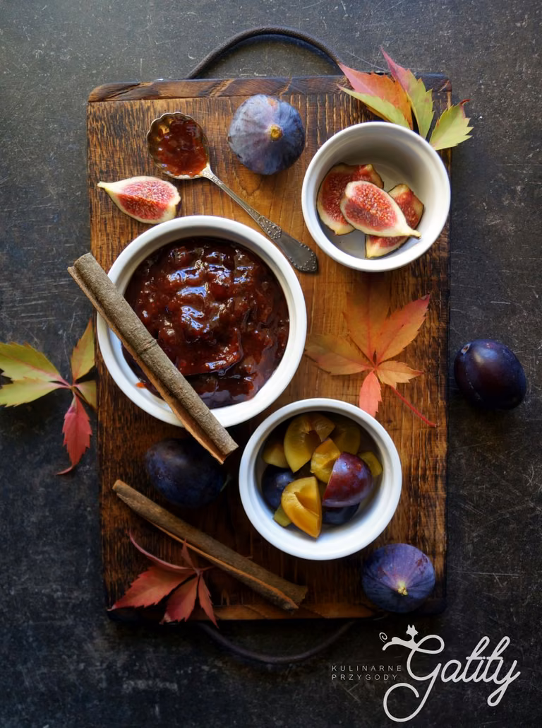 Konfitura ze śliwek i fig