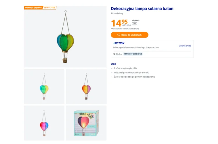 Zdjęcie Ta lampka z Action za 14 zł zrobi klimat jak z bajki! Uroczy balonik- bez kabla i prądu, a efekt płomyka zachwyca #1