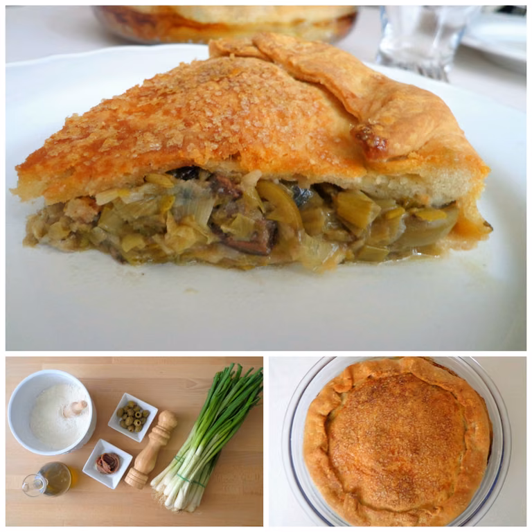 Przysmak z Apulii: calzone z cebulką dymką, anchois i oliwkami
