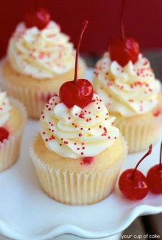 Pyszne babeczki - wisienka