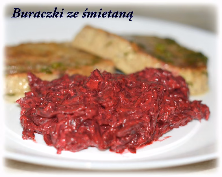 Buraczki ze śmietaną (na ciepło)